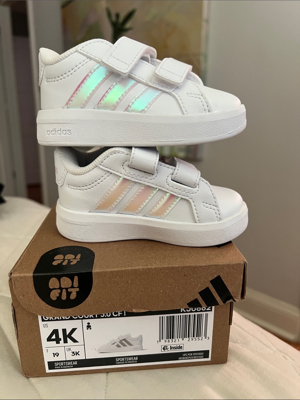 Adidas Grand Court‎ 3.0 CF Infant Baby Toddler Shoes 4K NWT New in Box